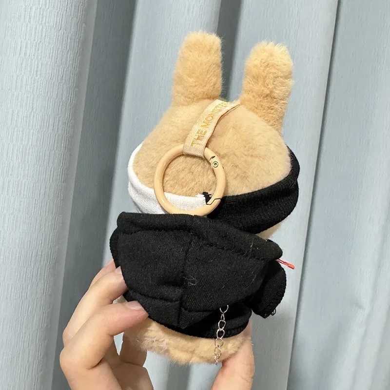 17cm Cute Plush Dolls Clothes for Labubu Monster Outfit Fluorescent Bear Flight Suit DIY Kid Gift Unique Accessories C250919