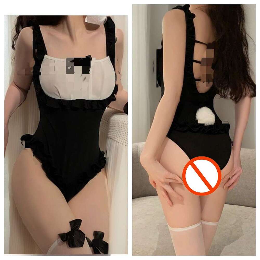 Lingerie Sexy Female Pure Desire Playful Bunny Girl Temptation One-piece Free-to-take Off Role-playing Uniform