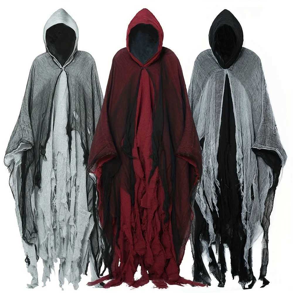 Halloween Cloak Skeleton Clothes Mask Ghost House Chamber Of Secrets Dressing Up Zombies Costume Props Halloween Gift L250918