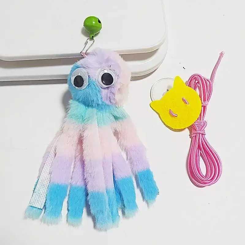 15pcs Hanging Octopus Cat Toys Cute Door Plush Elastic Cartoon Hanging Toys Interactive Play Pet Accessories X250918