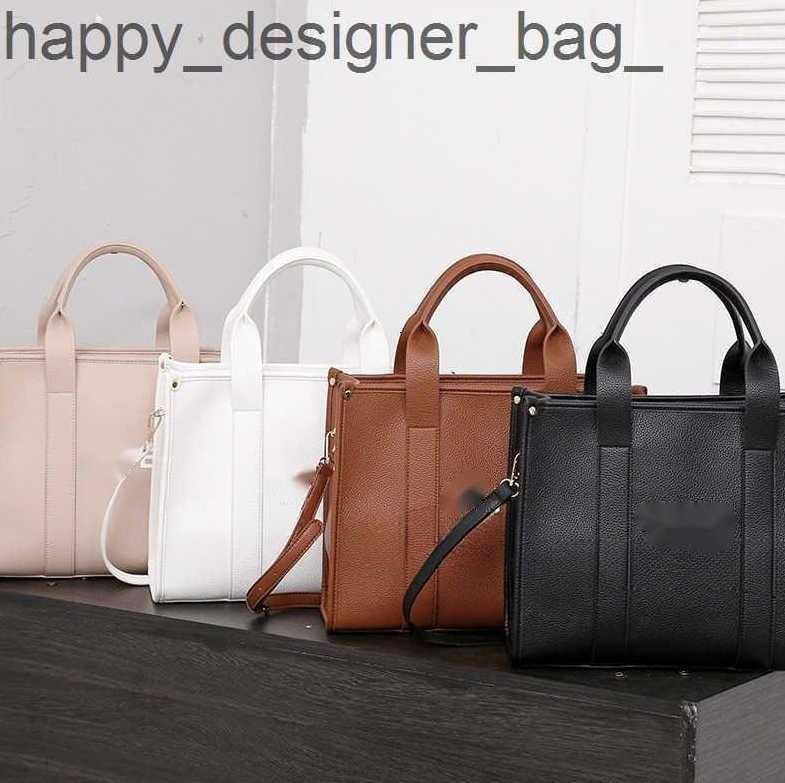 New Style Women's PU Letter Tote Bag Simple And Casual Crossbody Bag Large Capacity Women's Handbag T250919