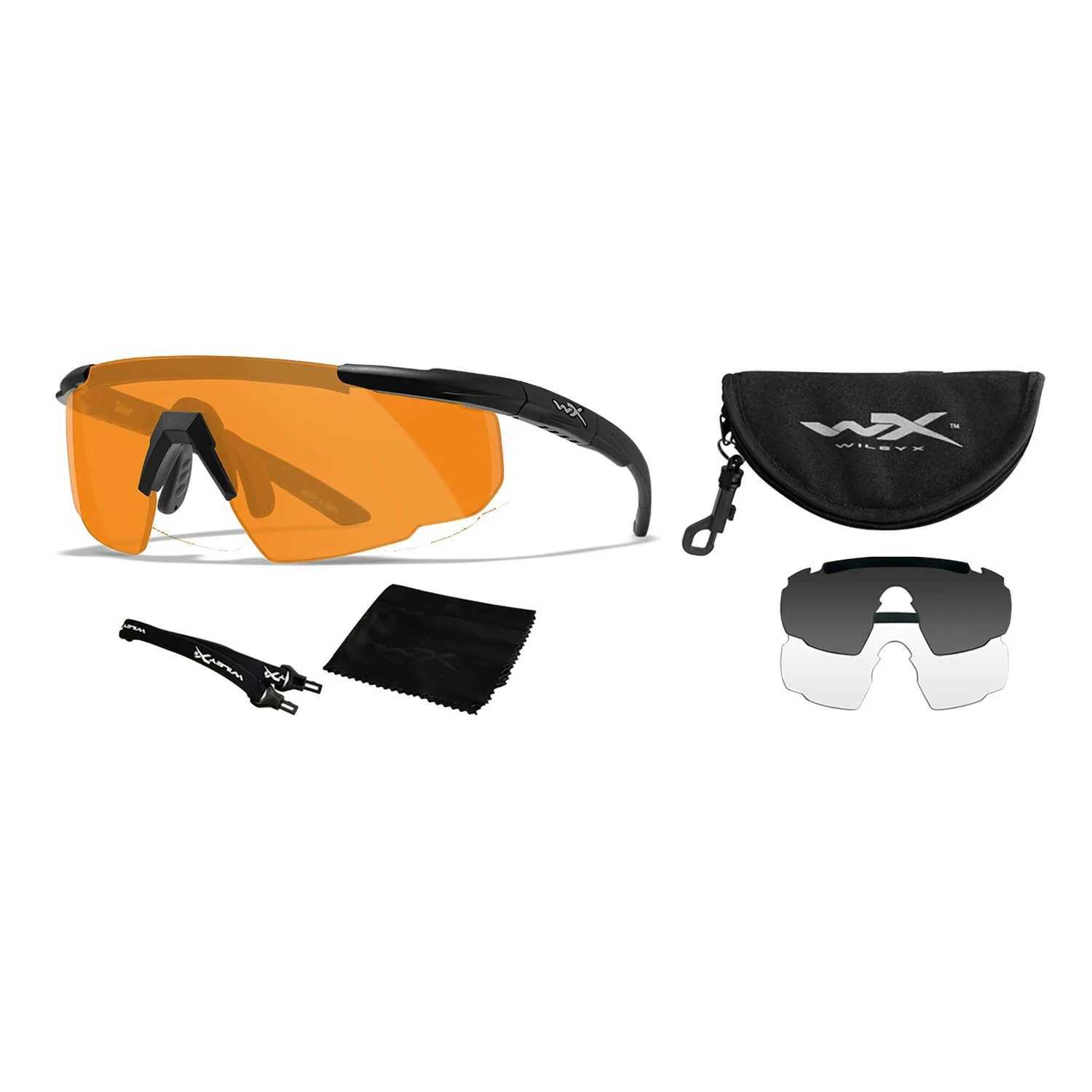 Wiley X Tactical Outdoor Cycling Sunglasses Military Fan Eye Protection Goggles ex PC Lens Neutral Sle Summer Edition J250919