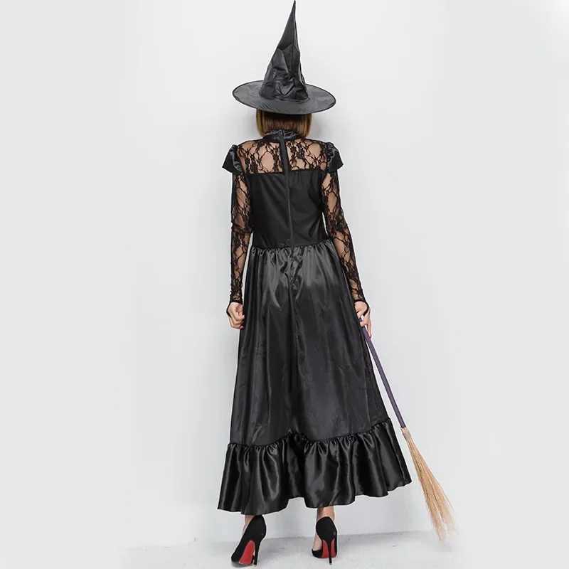 Witch Costume Cosplay Women Dress Halloween Carnival Purim Costume For Adult Performance Party Clothing L250918