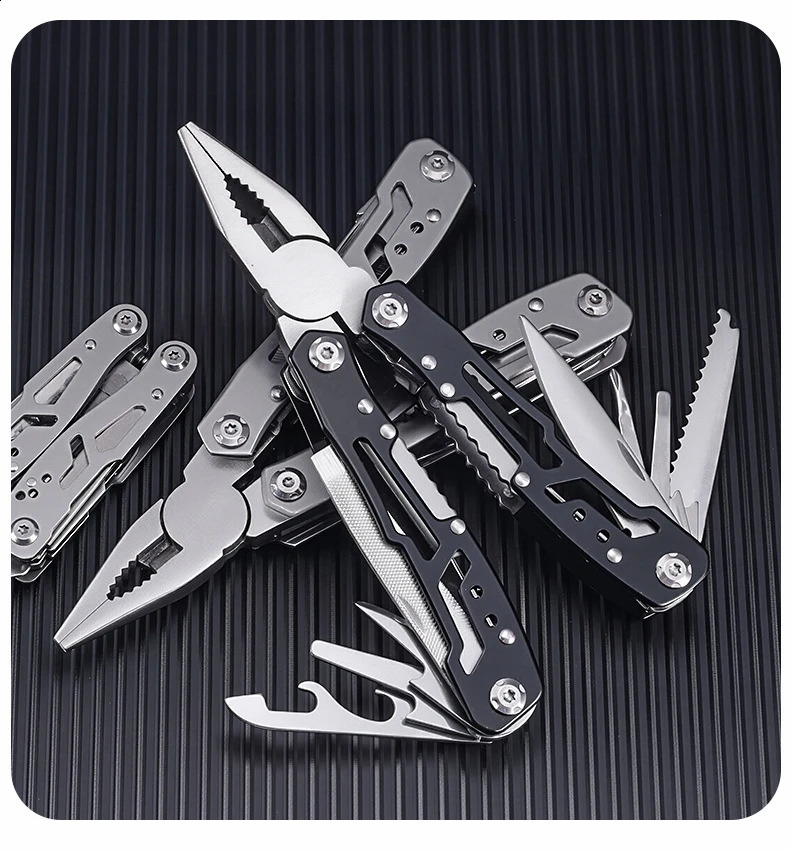 Tactical MultiPurpose Mini Portable Folding PliersOutdoor Hunting Survival Rescue Folding Multitool Pocket Knife Plier Opener 250918