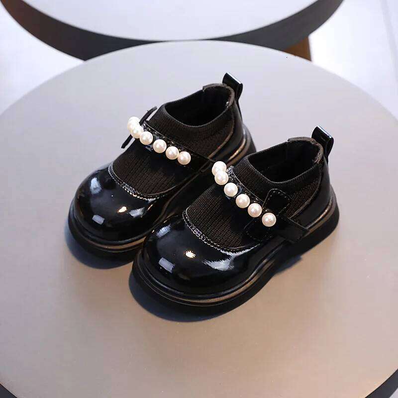 Toddlers Girls Casual Beading Princess Kids Flats Stretch Fabric Slip-on Fashion Children Shoes Spring Autumn Brand New