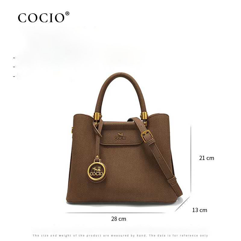 COCIO designer bag New leather bucket bag simple versatile multi compartment handbag niche design hot selling womens bag Exquisite