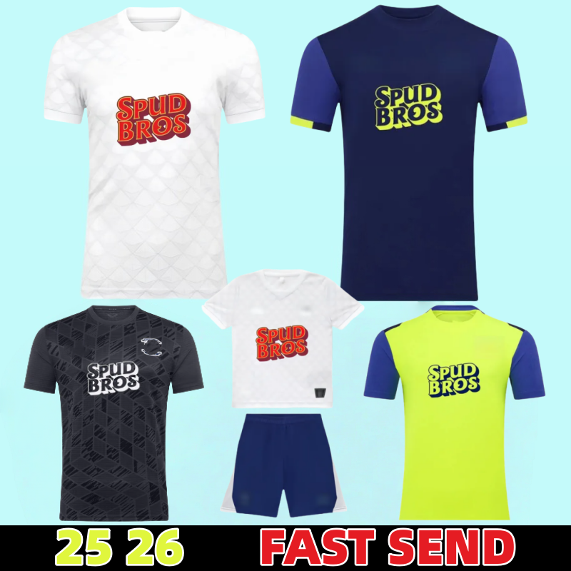 25 26 Preston men kids Kit fans 2025 2026 Home Football Shirt Breathable and comfortable