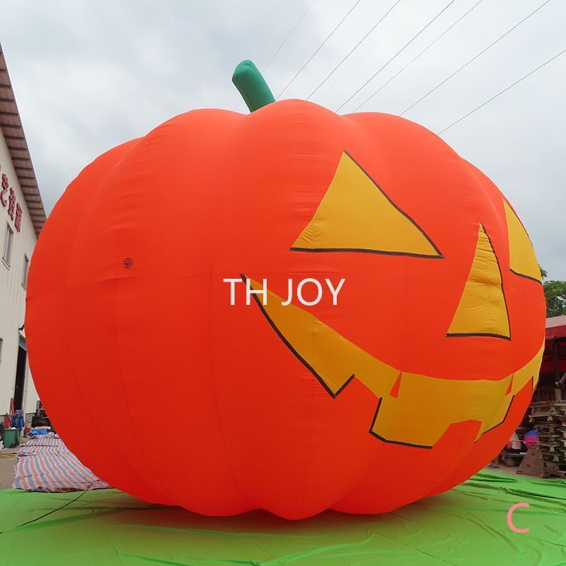 Outdoor activities Halloween Yard Decoration Inflatable Customized pumpkin model, LED lighting Inflatable Pumpkin balloon