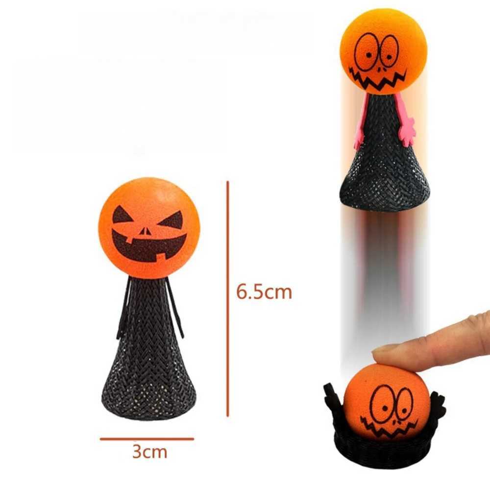 1224 Pcs Black Finger Press Bouncing Man for Halloween Ghost Festival Carnival Party Gifts School Kindergarten Prize C250919