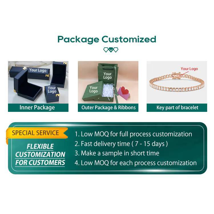 VOAINO 18K 14K 9K Gold 03 CT Emerald Cutting Bracelet High Quality Ladies Vs Lab Grown Diamond Cute Tennis Bracelet for Women