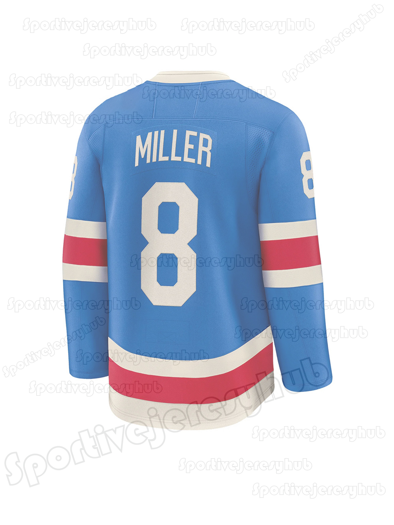 Shesterkin 2025-26 Hockey Jersey Rempe Panarin Kreider Fox Miller Trocheck Lafreniere Gretzky Custom Double-Reinforced Stitching