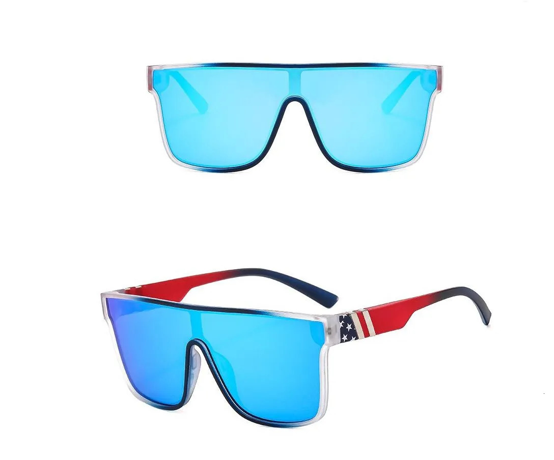 Designer For Women Men One-Piece Fashion Classic Colorful Sunglasses Polarized Goggle Pilot PC Frame Oversized Uv400 Eyewear Kp8222 ddmyfriend