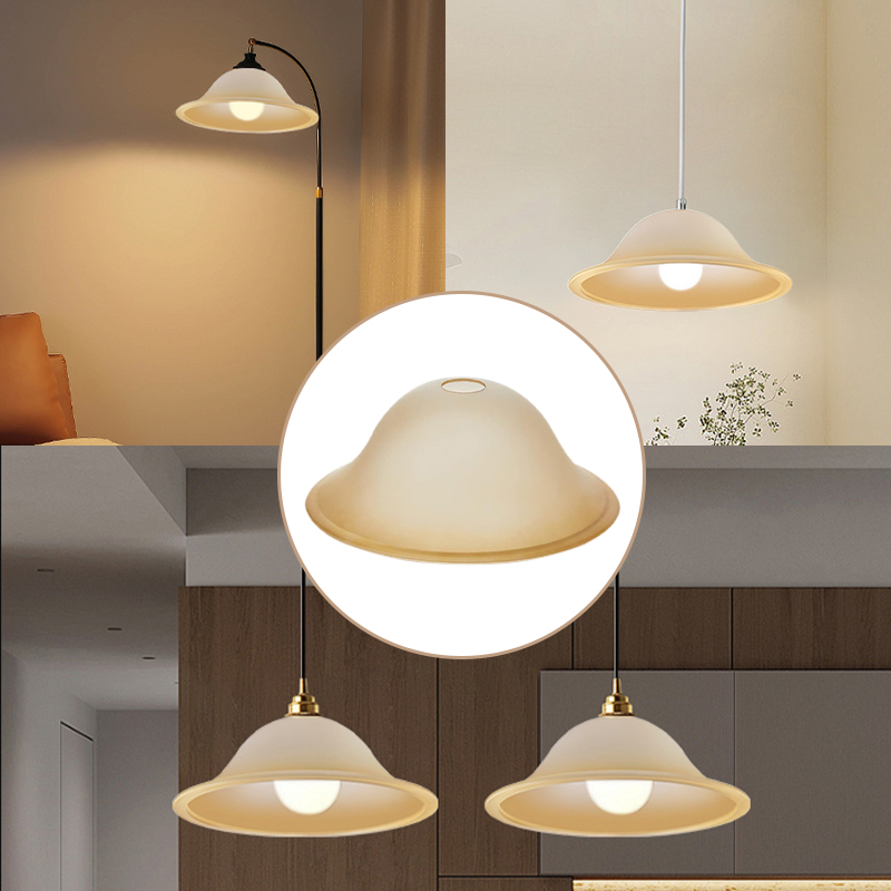 Antique Glass Lamp Shade for Floor Alabaster Torchiere Lamp Shade Replacement, Floor Lamp Replacement Parts