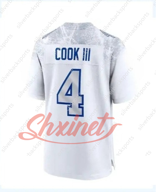 17 Josh Allen 2025 Rivalries White Football Jerseys Dion Dawkins James Cook Khalil Shakir Keon Coleman Bosa Kelly Knox Dalton Kincaid Shnowman Custom Stitched