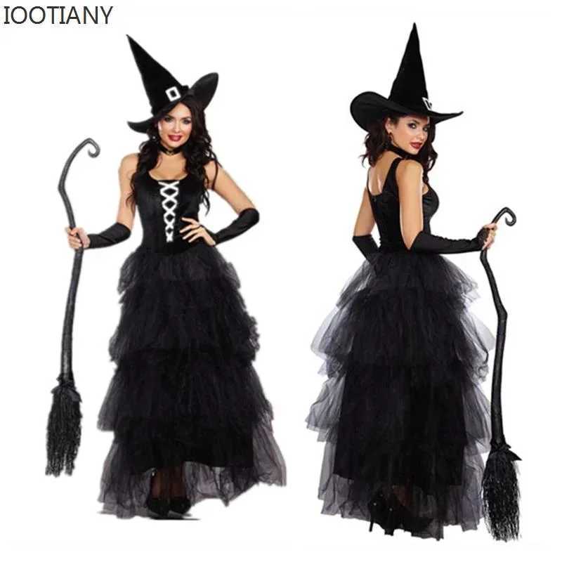 CosplaySexy Adult Wizard Demon Role Play Set Halloween Day Of The Dead Witch Costume Masquerade Carnival Party Stage Performance L250918