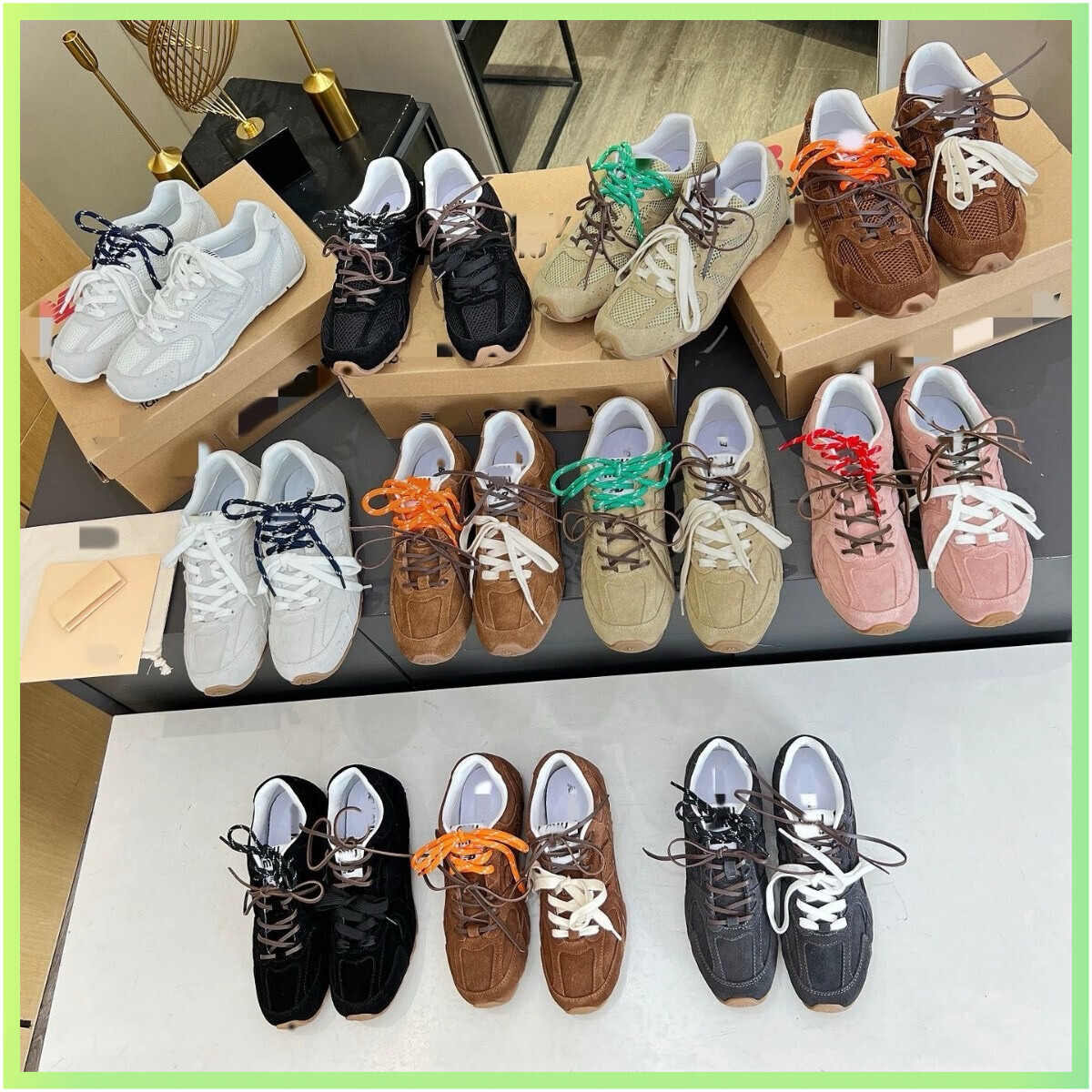 n350 chaussure Designer Canvas Casual shoes leather sneakers Low Heel flats Knot Loafers Women Running irregularity Matte Canvas Running Casual shoes yh258885