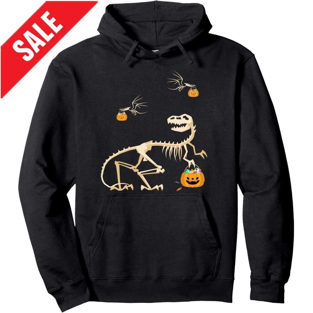Hoodie for Mens Womens Dinosaur Pumpkin kids Halloween skeleton t rex Pullover Hoodie Hoodies sweatshirt pullover jacket Long sleeve 2025