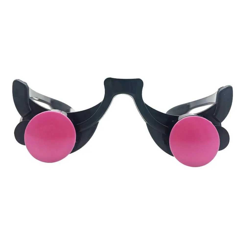 LED Luminous Glow Glasses Funny Red Eyes Halloween Clown Cosplay Anime Accessories For Christmas Bar KTV Birthday Party C5O3 L250918