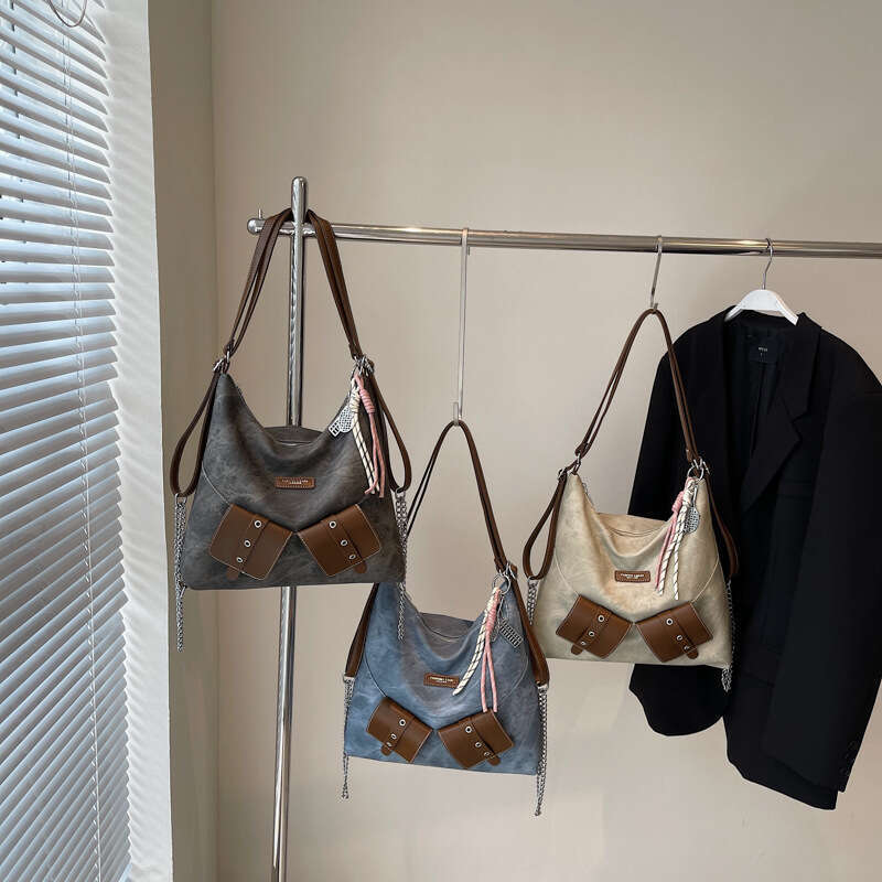 Korean Style Fashionable for Women 2025 Spring New Ins Designer Bags Crossbody Simple Trendy Handheld Single Shoulder Bag