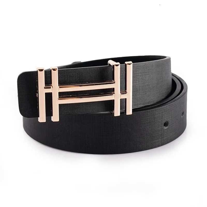 New Fashion Leather Pleasing Wonderful Terrific Belts Dress Belt for Men Women Brand Double H Buckle Z250919