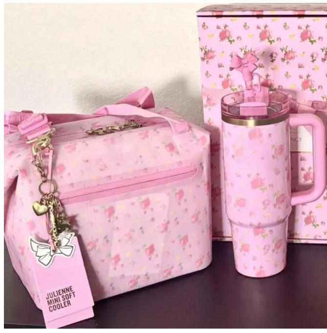 Ship From USA 40oz Mugs Water Bottles Tumbler Cups Love Shack Fancy Ibiza Sunset Limited Edition All Day Julienne Mini Soft Cooler Bag Lunch Bag Boxes