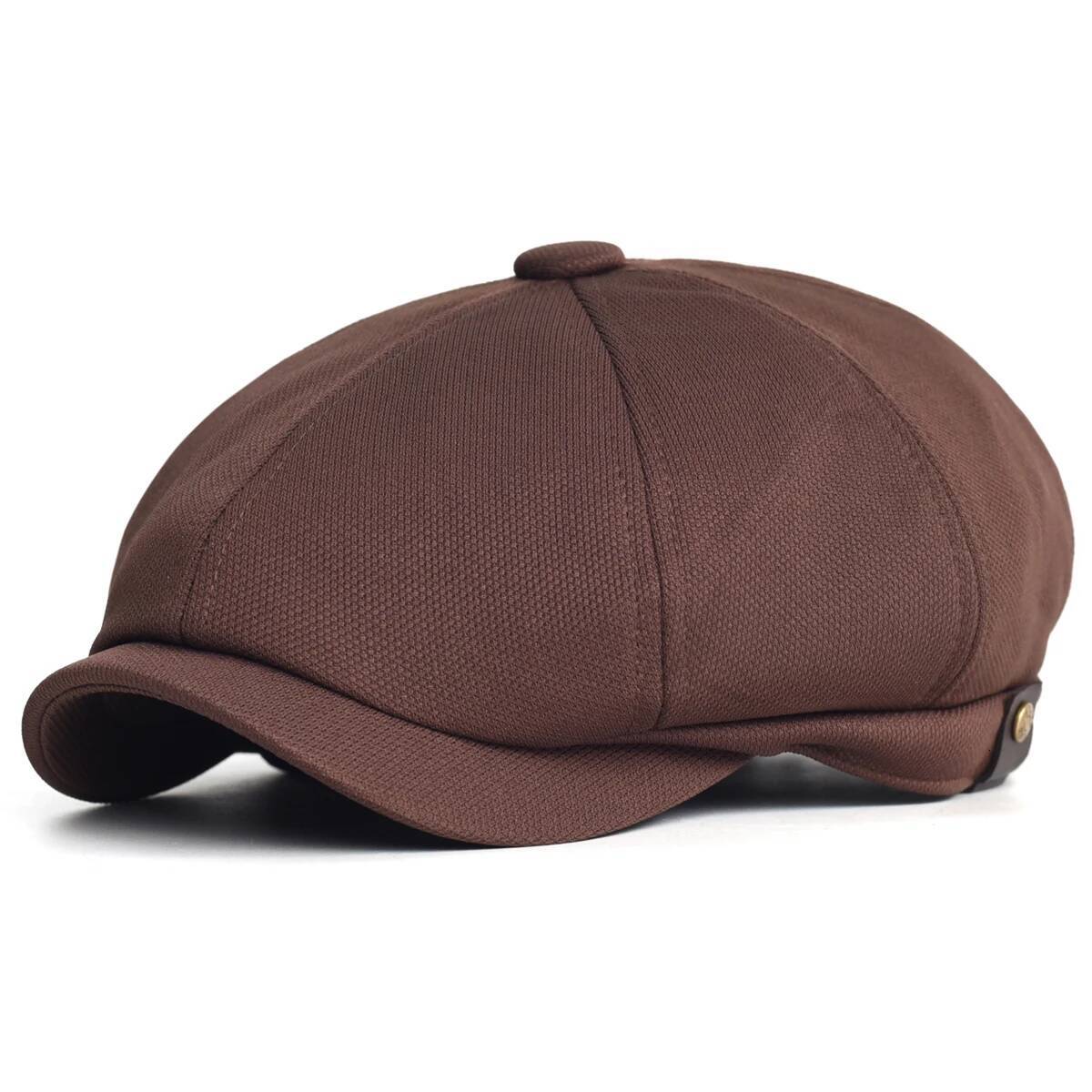 Spring Summer Casual Newsboy caps Breathable Outdoor Retro Beret Hats Octagonal Hat Fashion Solid Flat Caps ddmythur