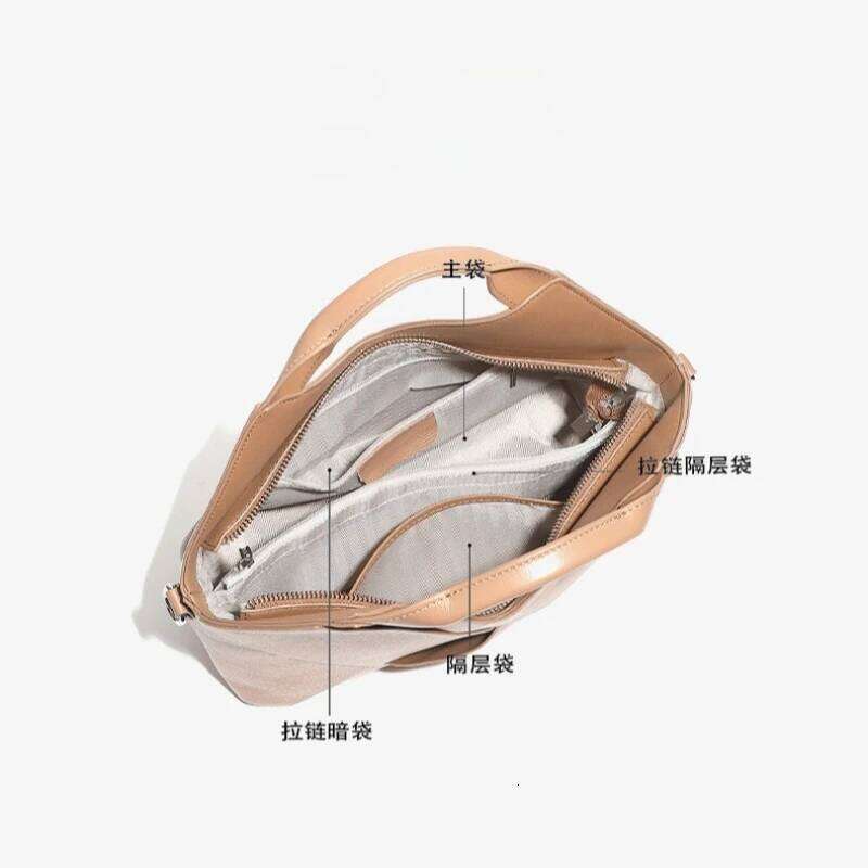 Designer Bag Luxury Bag New Top Layer Cowhide Braided Women's Work Handbags Triangular Design Fashionable Soft Genuine Leather Tote Crossbody Bag