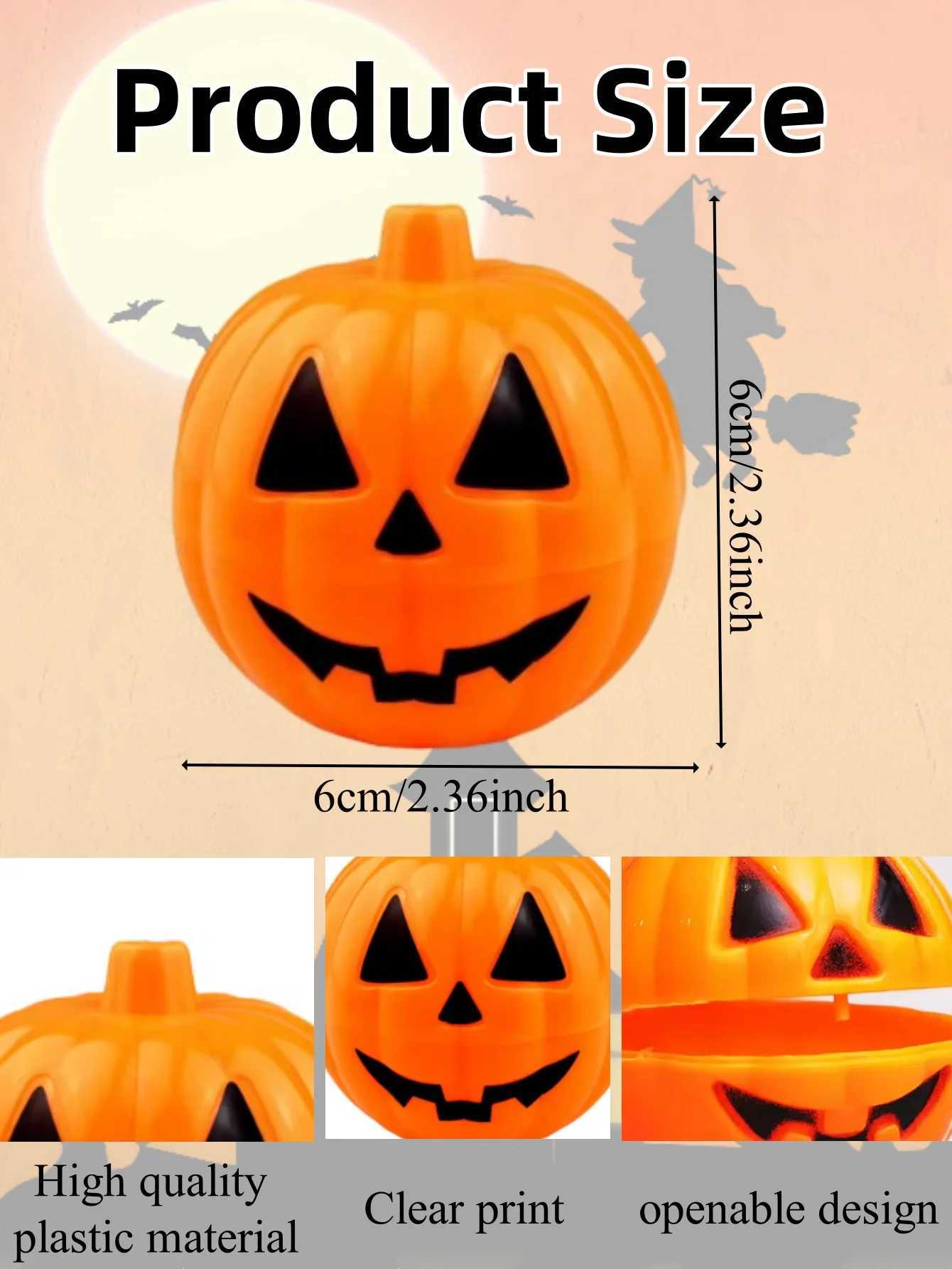1050PCS Fun Pumpkin Small Gift Storage Box Halloween Tricky Halloween Decoration Pinata Easter Stuff Carnival Party Favor C250919