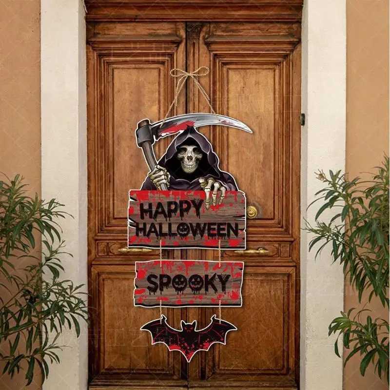 Halloween Decoration Door Hanging Pumpkin Bat Hanging Decoration Halloween Party Decoration Ghost Witch Halloween Door Hanging C250919
