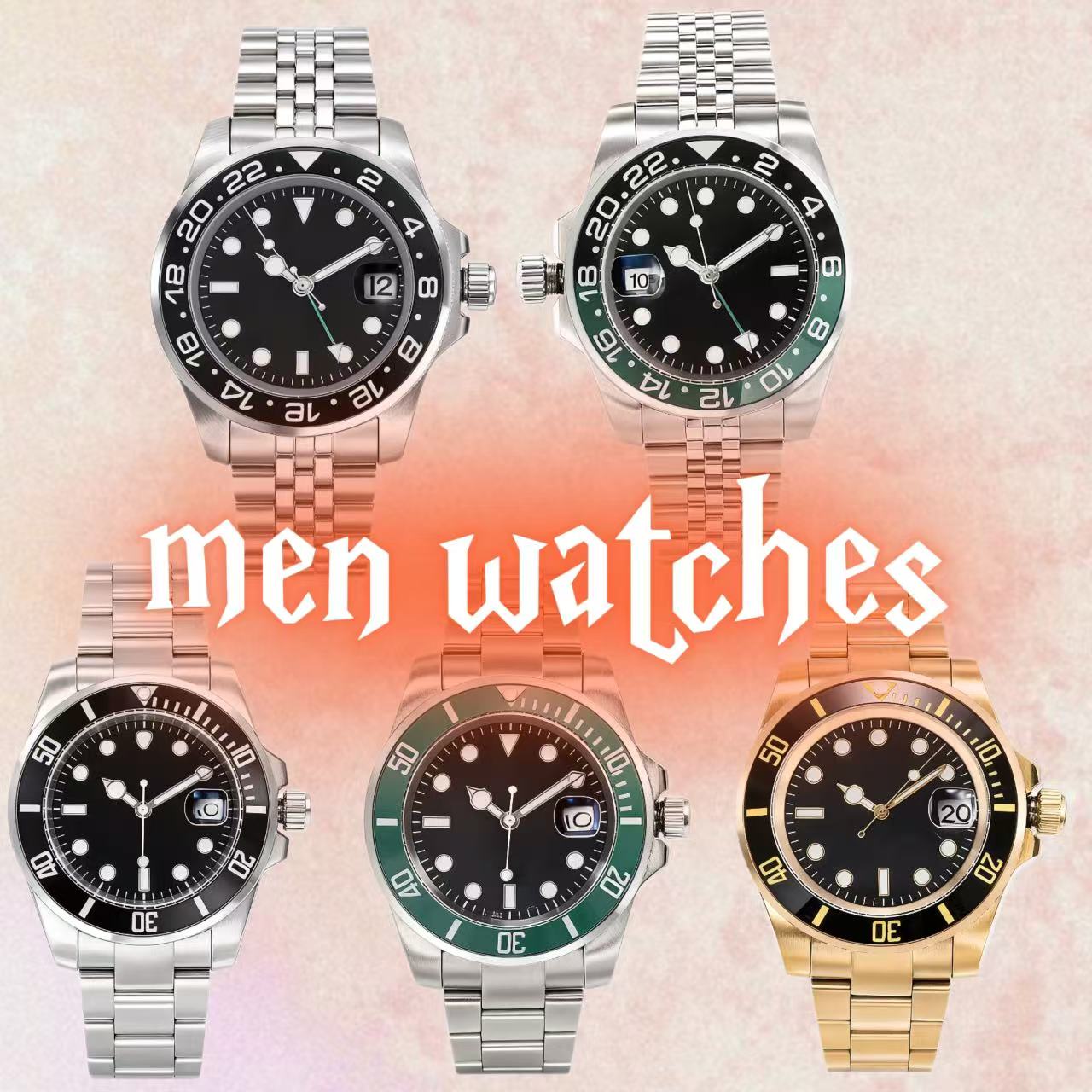 designer watch men watch high quality stainless steel 41mm mechanical watch sapphire women watches with box