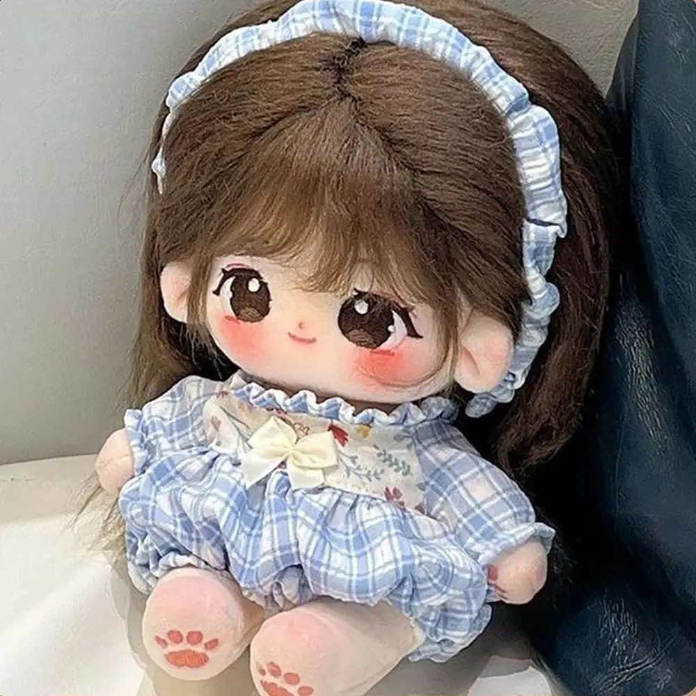 20cm Cotton Doll Clothes Pretty Dress Outfit Cute Hoodie Casual Suit Plush Toys Dress Up Clothing Girls Brithday Gift 250918 - view 4