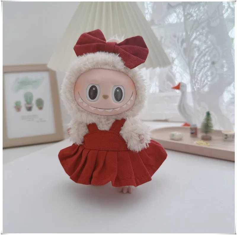 For Labubu Clothes V1V2V3 Overalls Highquality Dress The Monster Outfit Accessories Skirt Clothing Gift for Kids toy gift C250919