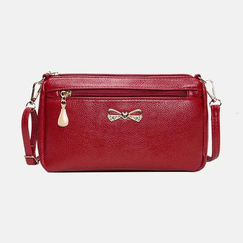New Arrivals Women Shoulder Crossbody Bags Purse Bowknot PU Leather Messenger Handbags Small Phone Pocket for mama Z250915
