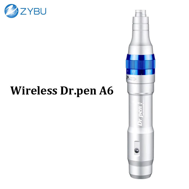 DrPen Ultima A6 Dual Mode (Wireless & Wired) for Skin Rejuvenation Dermapen with Replaceable Needles 12Pins Cartridges 2 Pcs