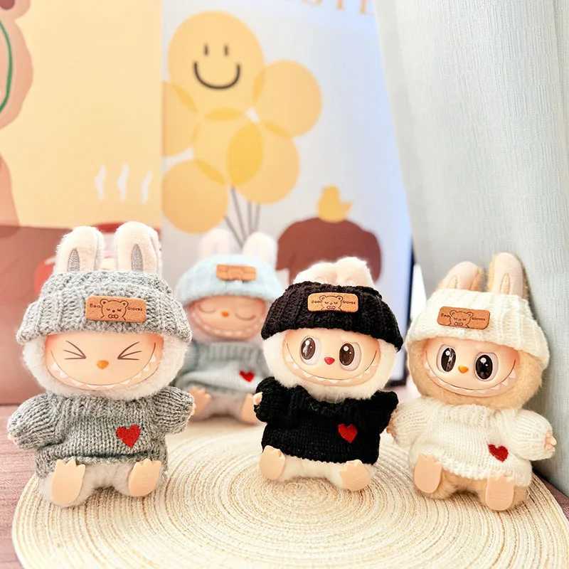 Labubu Dolls Baby Sweater Clothes Hat Highquality Dress The Monster Outfit Accessories Love Clothing Gift Kids C250919
