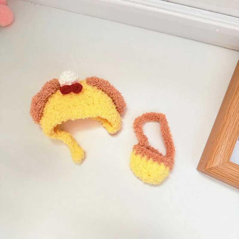 10cm Mini Labubu 40 Doll Clothes 4thGen Labubu Handmade Pig Hat Crossbody Bag Set Christmas Sets for Mini Labubu C250919