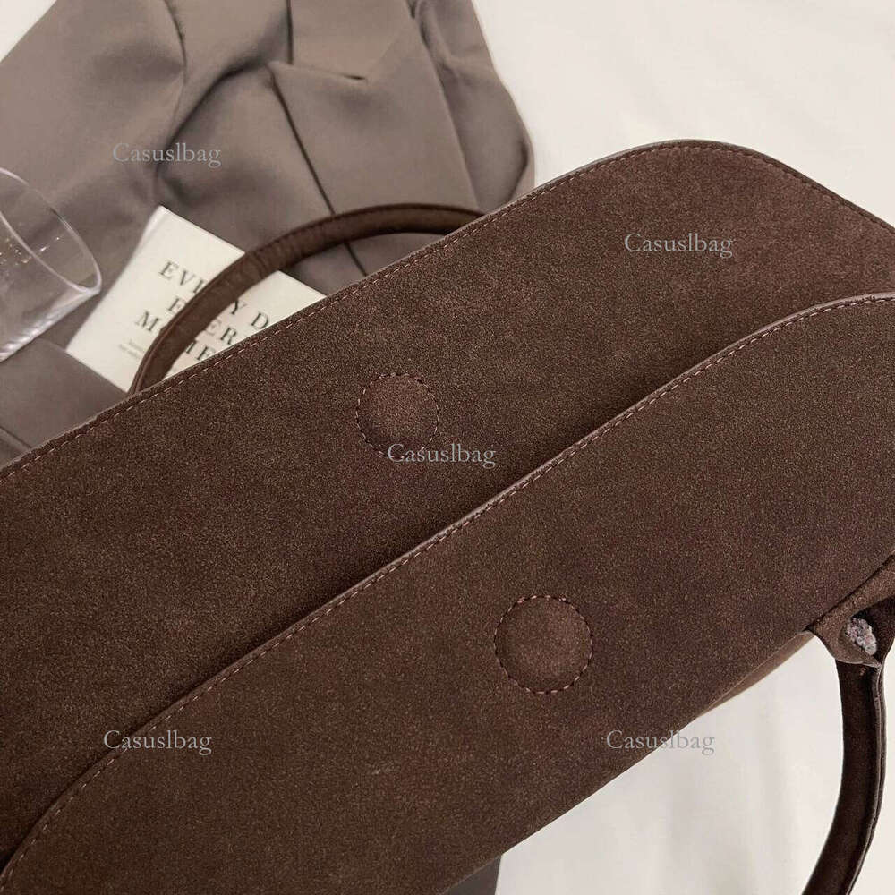 Classic Faux Suede Handbags Women England Style Elegant Shoulder Bags Big Solid Designer Casual Totes Lady Retro Female Packages