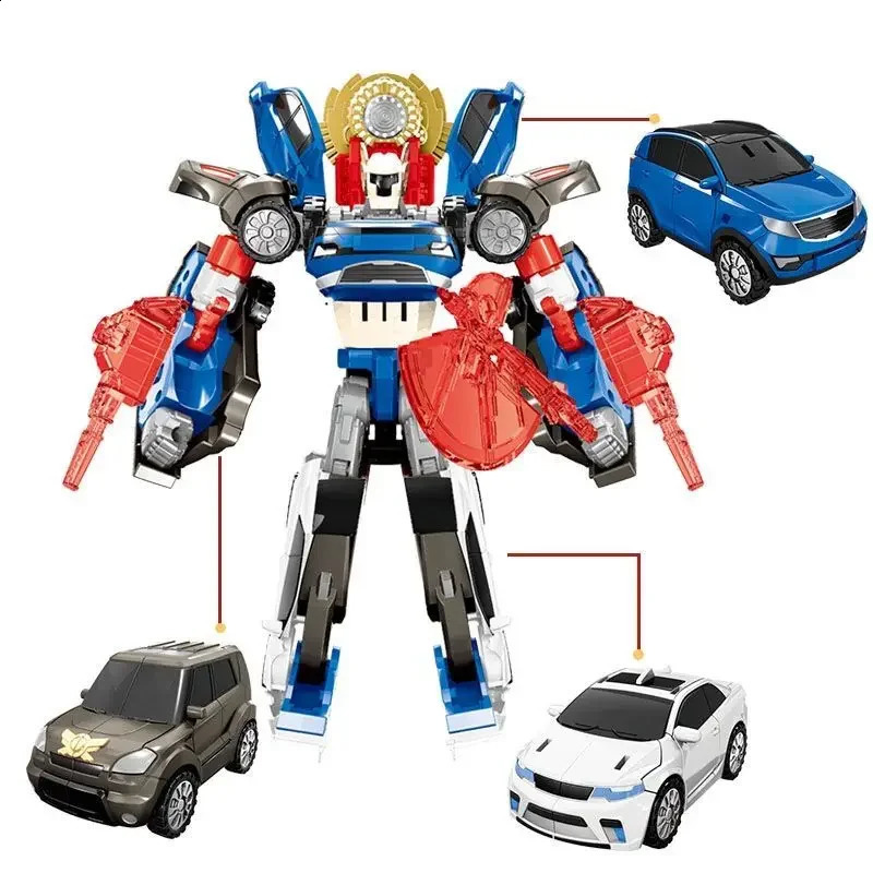 3 In 1 Tobots Transformation Robot Korea 2 In 1 Cartoon Brothers Anime Deformation Car Airplane Toys for Child Christmas Gift 250918CJ