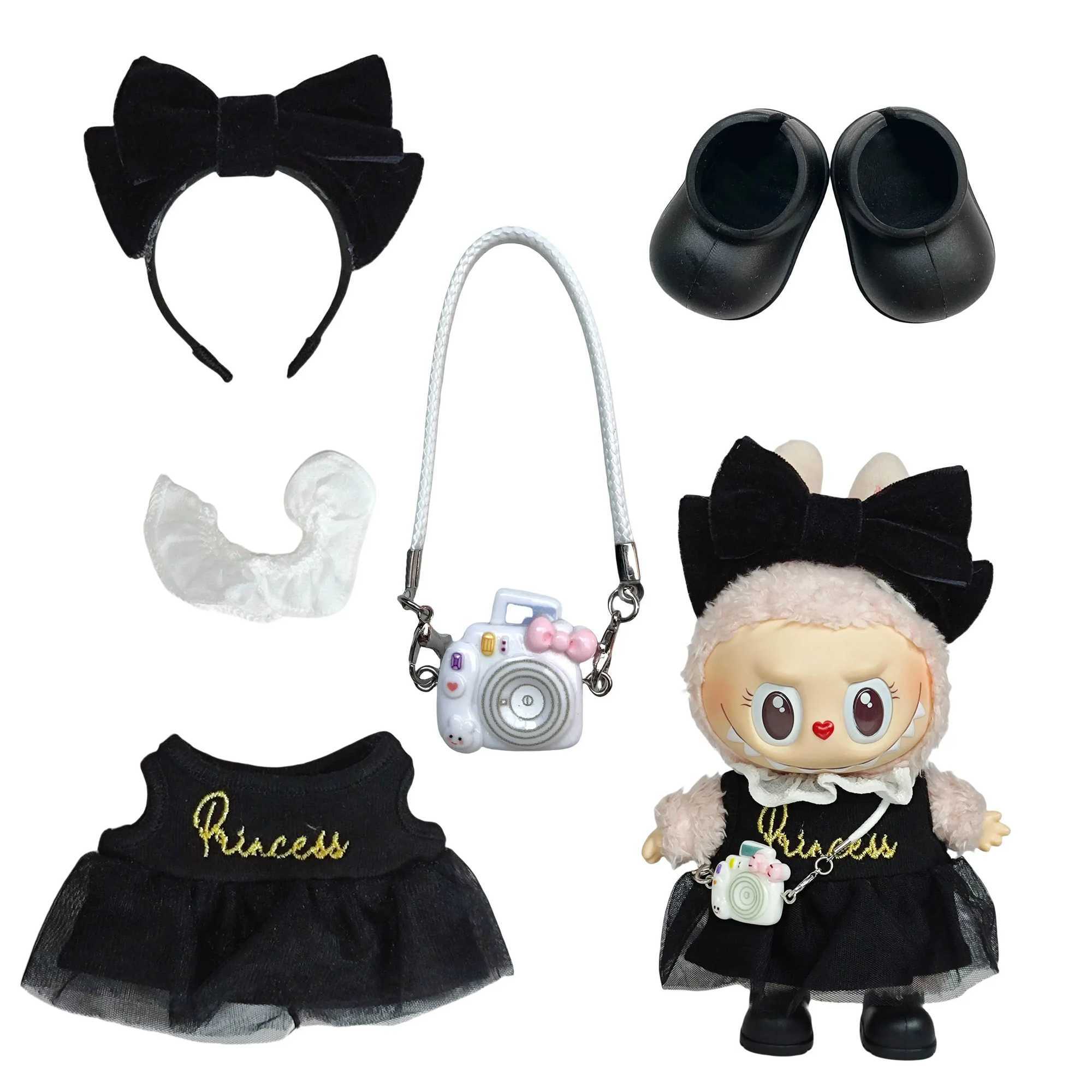 For 15cm17cm Labubu clothes1st 2nd Gen Doll Clothes Set Lace Dress Outfit Cute Vinyl Toy Fashion Accessories Collection Gift C250919