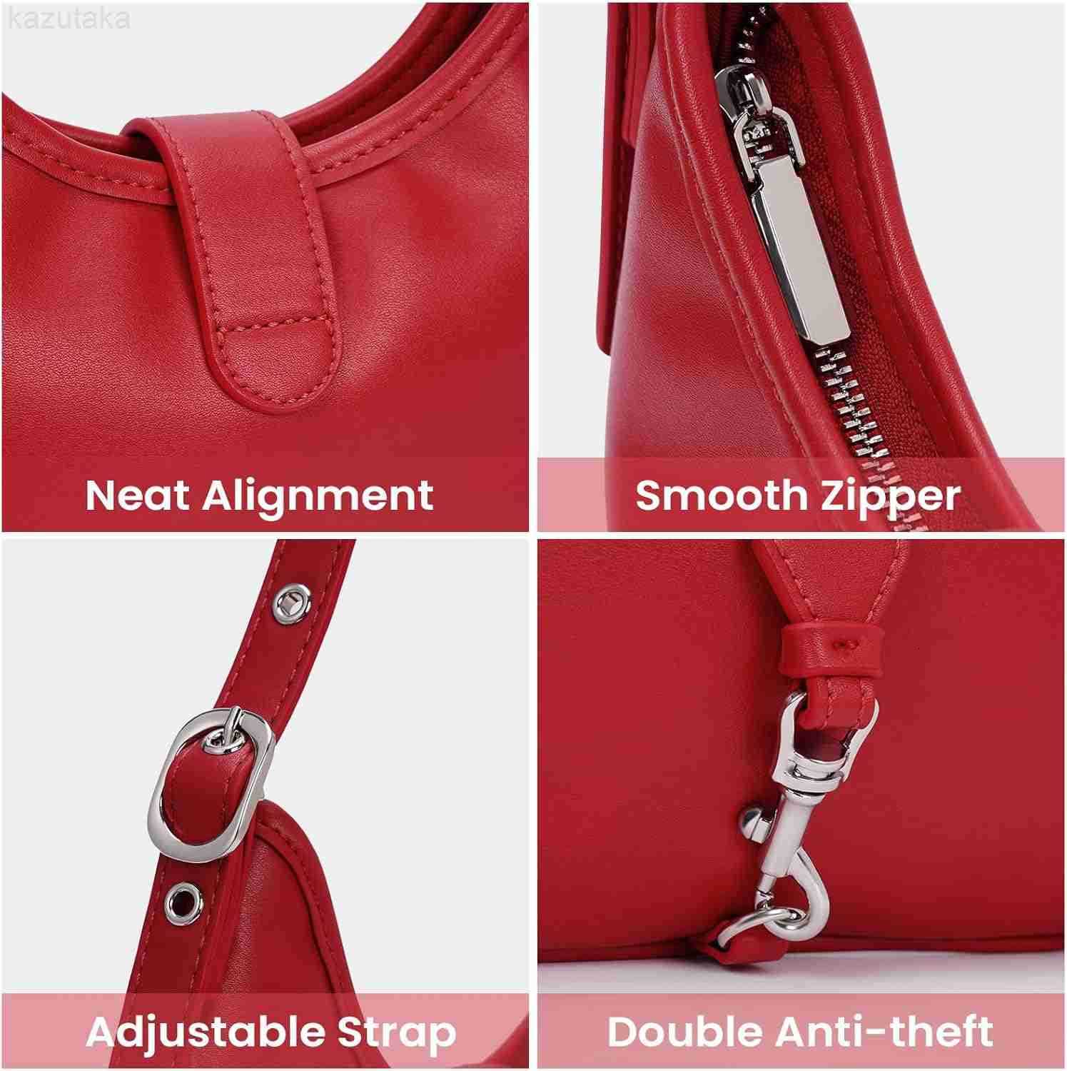 Crescent Shoulder Bag Purses For Women Half Moon Faux Leather Handbag Designer Underarm Hobo Bag Soft Travel Z250919