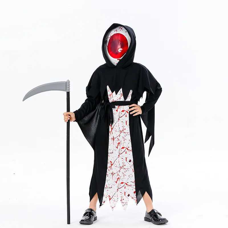 New Childrens Halloween Costume For Cosplay Featuring A Devil And Grim Reaper Design Suitable For Stage Performances A Trendy L250918