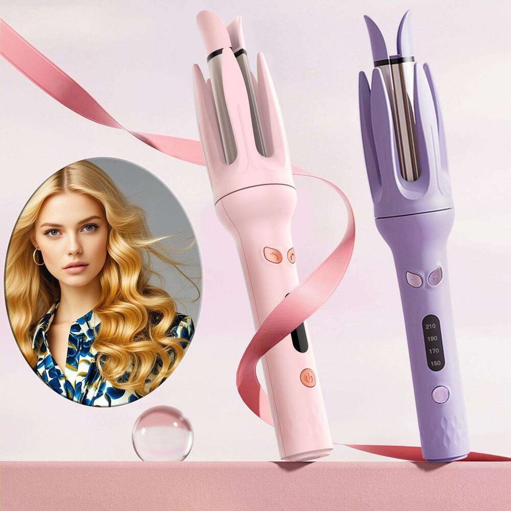 889 curling iron, 28 mm barrel, 4 temperature modes, negative ion generator, smart timer and sensor, automatic shut-off for safety