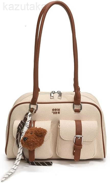 Shoulder Bag Top Handle Bag Y2k 90s Multiple Pockets Designer Handbag Soft Trendy Underarm Purse Y260116