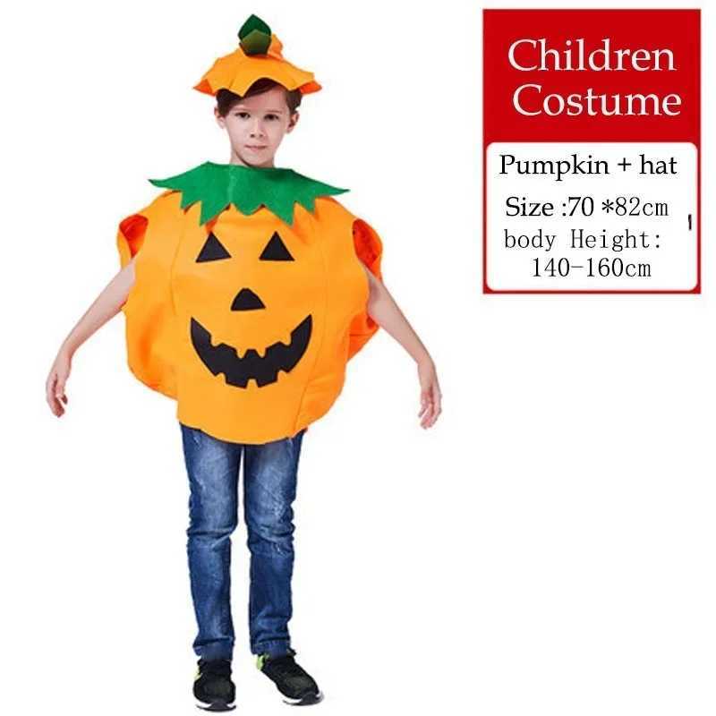 Halloween Pumpkin Grament Costume Cosplay Clothing Hat Set Halloween Party Supply Christmas Halloween Gift for Adult and Kid L250918