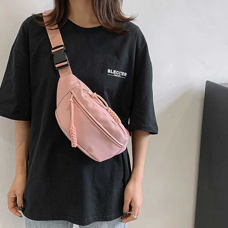 Fresh Nylon Leisure Summer Sports Womens Chest Bag New Fashion Small Versatile Shoulder Crossbody Waist Bag Z250915