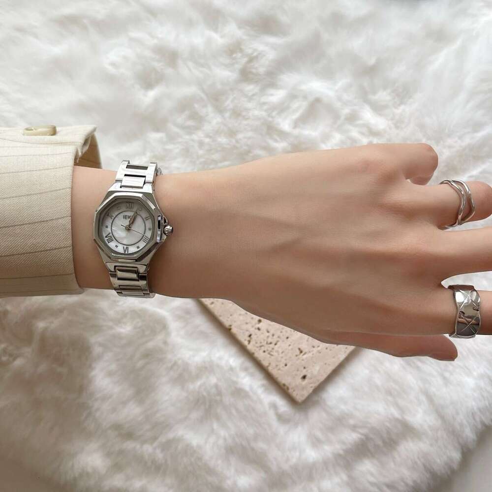 Summer Fresh Style Women's Colorful Small Dial Simple Fashion Light Luxury High-end Feel Steel Band Designer Quartz Watch