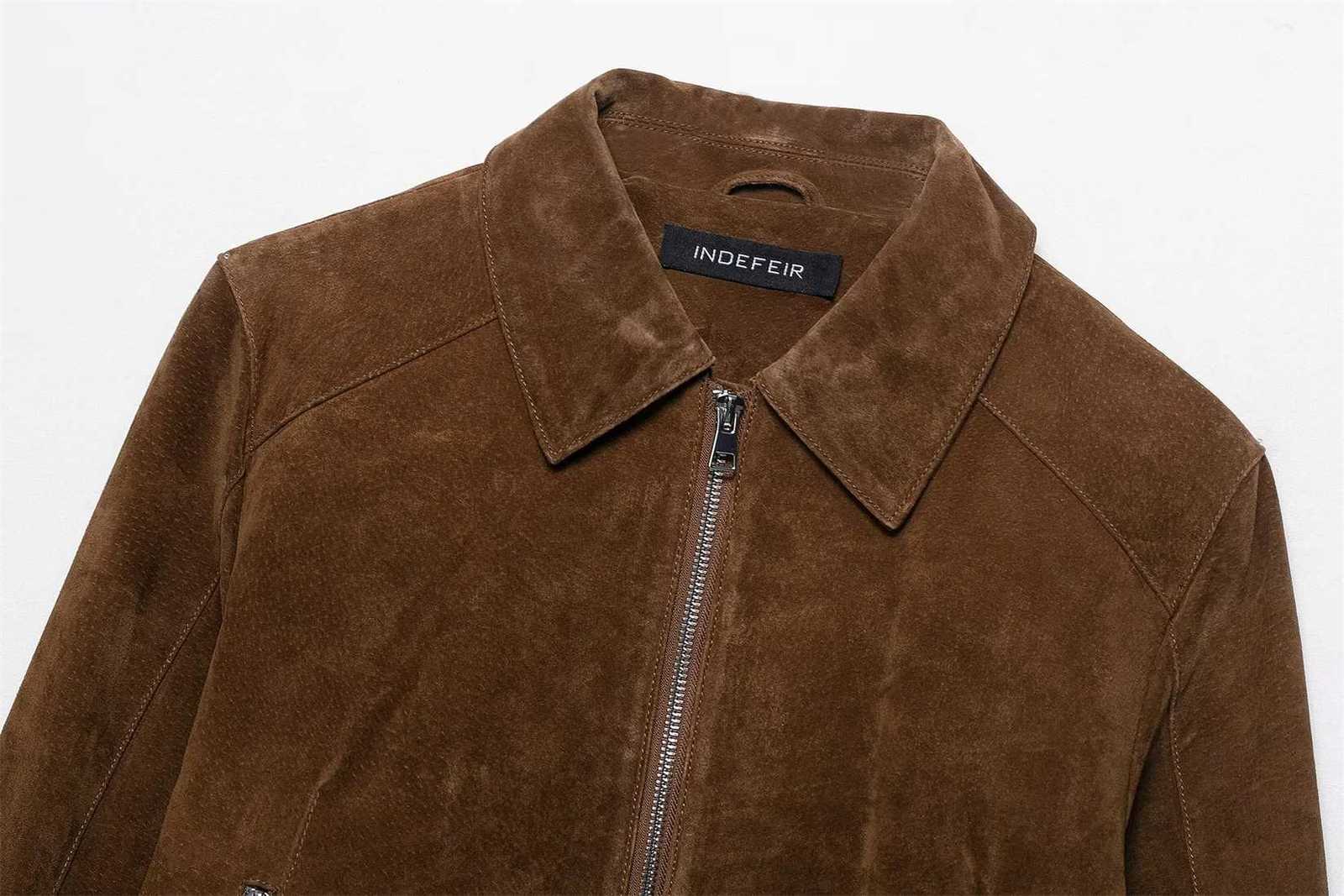 New Arrival 2025 Womens Casual Fashion Genuine Leather Jacket ShortLength Trendy Streetwear for Women Z250918