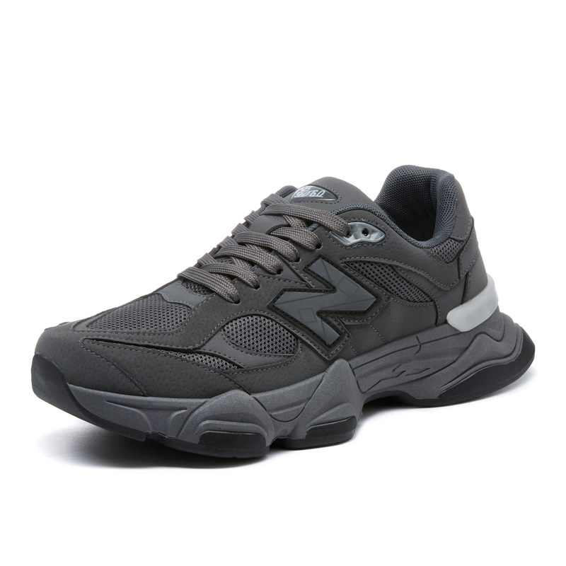 Designer shoes free shipping Men's Spring and Autumn Women's Retro Running Height Increasing Shoes New Style grey white