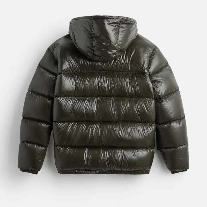 HKSH Autumn Winter New Men's Tide Dark Elegant Simple Padded Coat Hooded Cotton Jacket Casual Ins Fashion Chic Zipper Top HK3588