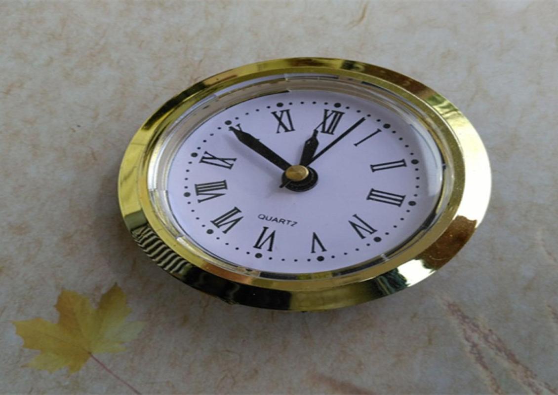 Whole 5 PCS Gold Diameter 50mm Insert Clock Clock Head Roma Number and Arbic Number for Craft Clock5010389